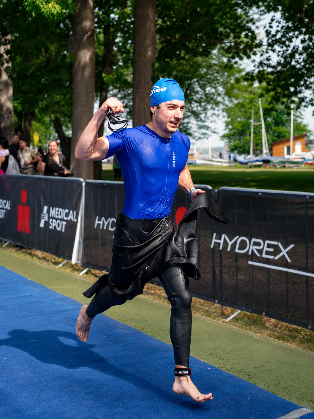 Toufic running into transition